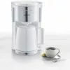Kaffeemaschinen Severin KA 9255 Kaffeeautomat Mit Thermokanne Weiß/edelstahl