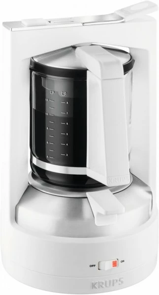 Kaffeemaschinen Krups KM 4682 - T 8.2 Druckbrüh-Automat Weiß 5 Kaffeemaschinen Krups KM 4682 - T 8.2 Druckbrüh-Automat Weiß – Bild 5