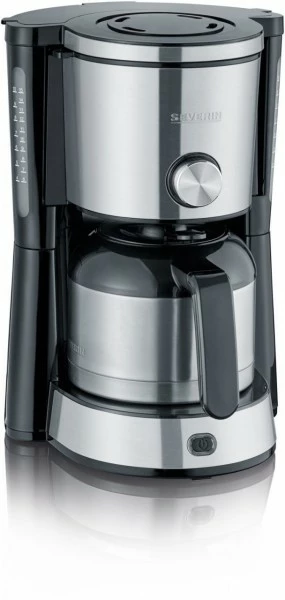 Kaffeemaschinen Severin KA 4845 Kaffeeautomat Mit Thermokanne Edelstahl Gebürstet/schwarz 1 Kaffeemaschinen Severin KA 4845 Kaffeeautomat Mit Thermokanne Edelstahl Gebürstet/schwarz