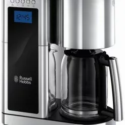 Kaffeemaschinen Russell Hobbs Elegance Digitale Glas-Kaffeemaschine Mit Timer Edelstahl/schwarz