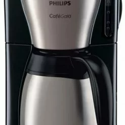Kaffeemaschinen Philips HD7548/20 Gaia Collection Kaffeeautomat Mit Thermokanne Edelstahl/schwarz