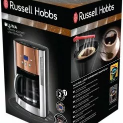 Kaffeemaschinen Russell Hobbs Luna Copper Accents Digitale Glas-Kaffeemaschine Kupfer/cleansteel -Kaffeemaschinen || Milchaufschäumer Verkäufe 1dcc3492 d03b 4bac bd71 5087d3c9bc35 600x600