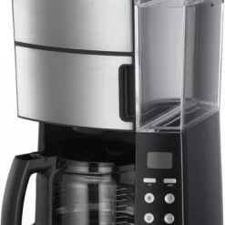 Kaffeemaschinen Russell Hobbs Grind&Brew Digitale Glas-Kaffeemaschine Mit Intergrierter Kaffeemühle Edelstahl/schwarz