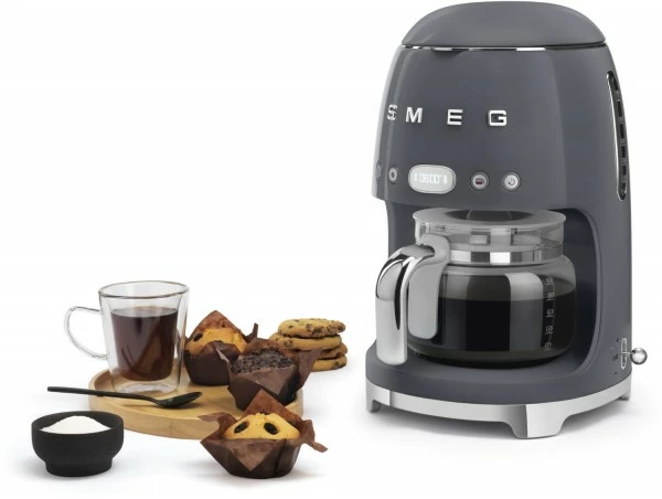 Kaffeemaschinen Smeg DCF02GREU Kaffeeautomat Anthrazit 2 Kaffeemaschinen Smeg DCF02GREU Kaffeeautomat Anthrazit – Bild 2