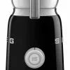 Smeg MFF01BLEU Milchaufschäumer Schwarz