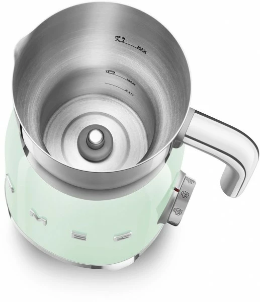 Smeg MFF11PGEU Milchaufschäumer Pastellgrün 3 Smeg MFF11PGEU Milchaufschäumer Pastellgrün – Bild 3