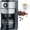 Kaffeemaschinen Severin KA 4811 Kaffeeautomat Mit Intergrierter Kaffeemühle Edelstahl/schwarz