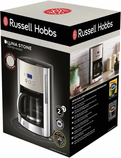 Kaffeemaschinen Russell Hobbs Luna Digitale Glas-Kaffeemaschine Kaffeeautomat Mit Timer Stone 2 Kaffeemaschinen Russell Hobbs Luna Digitale Glas-Kaffeemaschine Kaffeeautomat Mit Timer Stone – Bild 2