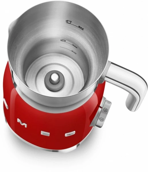 Smeg MFF01RDEU Milchaufschäumer Rot 6 Smeg MFF01RDEU Milchaufschäumer Rot – Bild 6