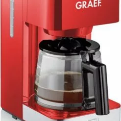 Kaffeemaschinen Graef FK 403 Kaffeeautomat Rot