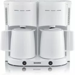Kaffeemaschinen Severin KA 5830 Duo-Kaffeeautomat Weiß