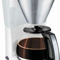 Kaffeemaschinen Melitta Easy Top Kaffeeautomat Weiß/edelstahl