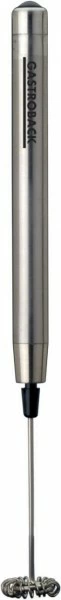 Gastroback Latte Pen Milchaufschäumer Silber 1 Gastroback Latte Pen Milchaufschäumer Silber