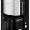 Kaffeemaschinen Krups KM 321 ProAroma Plus Kaffeeautomat Schwarz/edelstahl