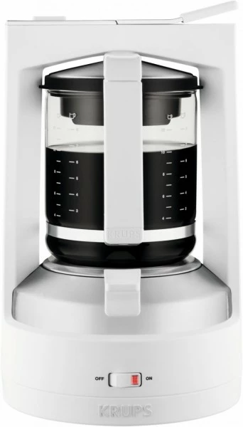 Kaffeemaschinen Krups KM 4682 - T 8.2 Druckbrüh-Automat Weiß 1 Kaffeemaschinen Krups KM 4682 - T 8.2 Druckbrüh-Automat Weiß