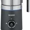 Severin SM 3585 Milchaufschäumer Edelstahl/schwarz