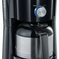 Kaffeemaschinen Severin KA 4840 Kaffeeautomat Mit Thermokanne Schwarz/edelstahl Gebürstet