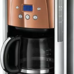 Kaffeemaschinen || Milchaufschäumer Verkäufe 9 Kaffeemaschinen Russell Hobbs Luna Copper Accents Digitale Glas-Kaffeemaschine Kupfer/cleansteel
