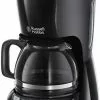 Kaffeemaschinen Russell Hobbs Textures Plus Glas-Kaffeemaschine Schwarz