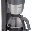 Kaffeemaschinen Cloer 5015 Kaffeeautomat Dunkelgrau/edelstahl