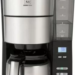 Kaffeemaschinen Melitta Aroma Fresh Therm 1021-12 Kaffeeautomat Mit Timer Edelstahl/schwarz