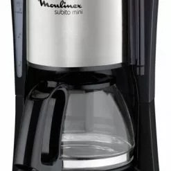 Kaffeemaschinen Moulinex FG 1508 Subito Mini Kaffeeautomat Edelstahl Matt/schwarz