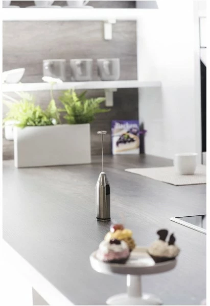 XavaX Milchaufschäumer Edelcopter Silber 5 XavaX Milchaufschäumer Edelcopter Silber – Bild 5