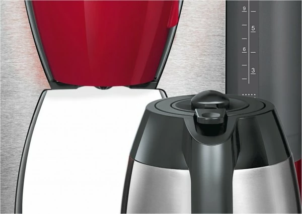Kaffeemaschinen Bosch TKA6A684 Kaffeeautomat Edelstahl/rot 5 Kaffeemaschinen Bosch TKA6A684 Kaffeeautomat Edelstahl/rot – Bild 5